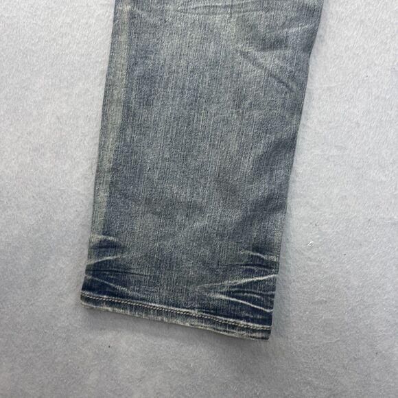 True Luck Jeans Mens Denim Bootcut Straight Fit Size 34x30 Big Stitch NEW TAGS - Picture 5 of 16